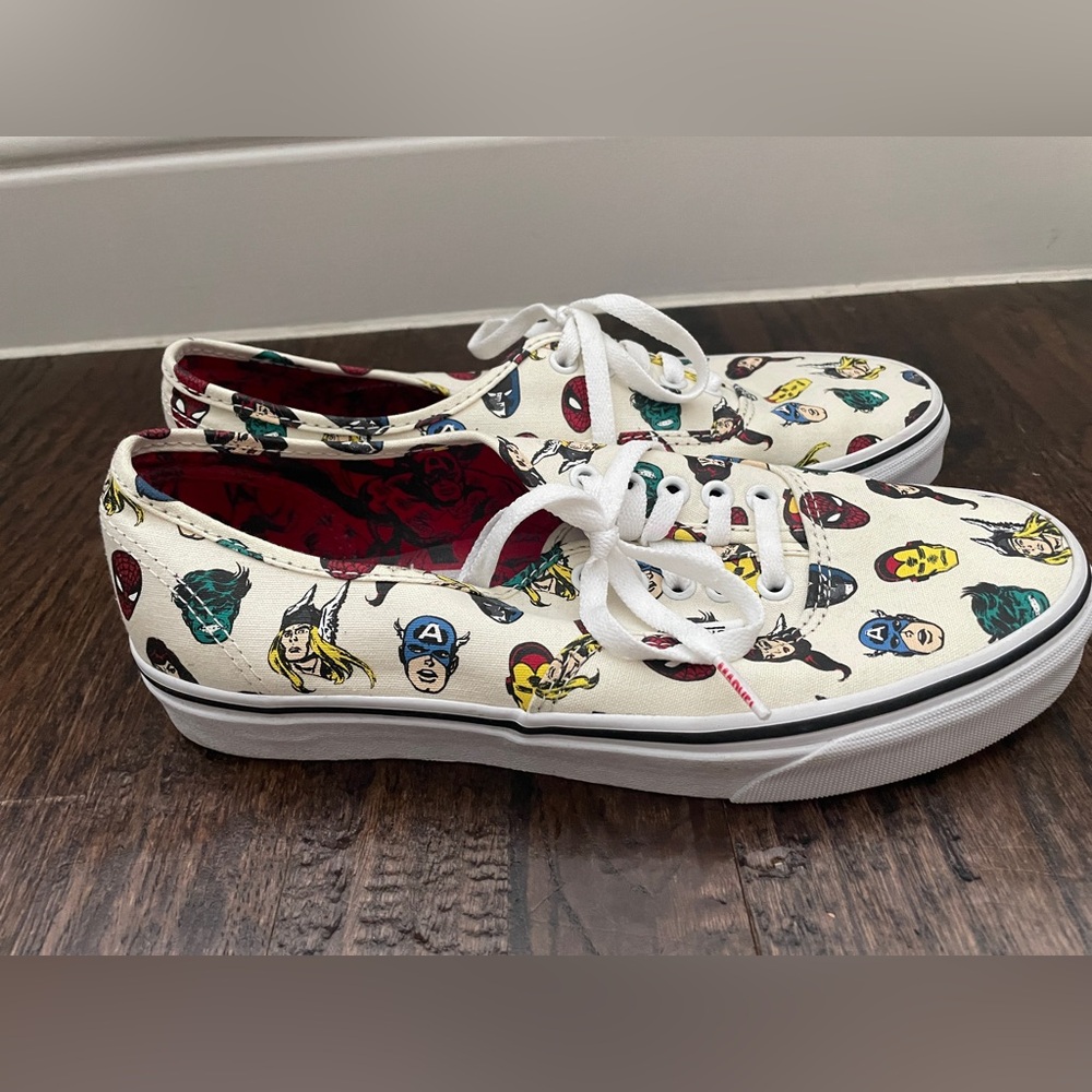 Vans old school marvel avengers characters